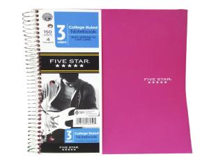 Cuaderno Mead 150Hjs 3M. Poly C/Bolsillo