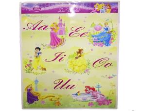 Poster Vocales Princesas Ingles/Espanol