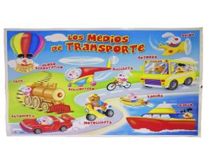 Poster Transportes Ingles/Espanol