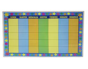 Poster Dias Semana Ingles/Espanol