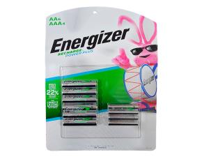 Paq. 10 Baterias Recargables Energizer 6Aa, 4Aaa