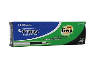 Cja.12 Boligrafos Negros Prima C/Cushion Grip