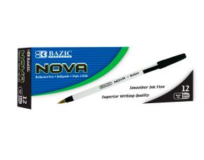 Caja 12 Boligrafos Nova Negro