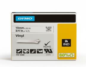 Cinta De Etiqueta De Vinyl Dymo 3/4\