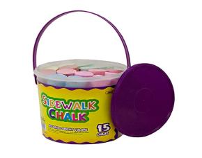 Bote De 15 Tizas Yeso Jumbo Color (15/Bu)