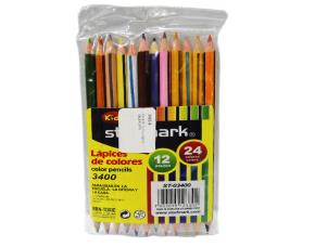 Caja De 12 Colores Doble Punta