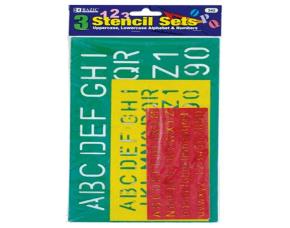 PK 3 PLANTILLA LETRAS 10, 17,27MM