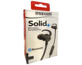 Audifonos Bluetooth Wireless Maxell Solid Eb-Bt100 Gris Con Microfono/Control Vol