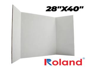 Unidad Display Tri-Folio Blanco 28\