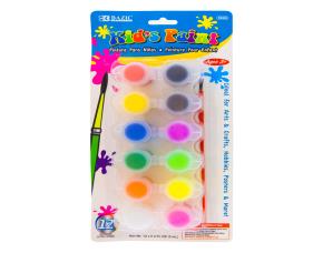 Set 12 Acuarelas Lavables 5Ml Colores Varios No Toxico