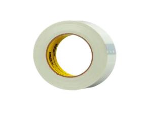 Pie Cinta Blanca 24Mmx55Mts 3M Reforzada Con Filamentos P.uso En Tableros De Fibra,Plastico