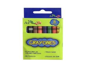 Cja.8Und.crayon De Cera Arte (360/Caja)