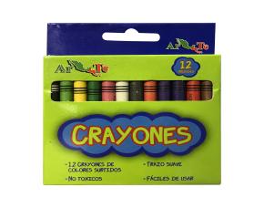 Cja.12Und.crayon De Cera Arte (240/Caja)