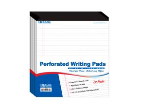 PAQUETE 12 BLOCK BLANCO RAYADO (8.5\