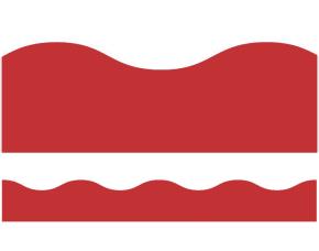 Pk.border 2X12Rojo C/Adhesivo