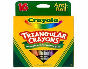Caja 16 Crayones Triangular