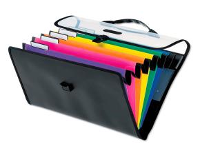 Organizador Tipo Maletin Y Display P.archivo 6 Divisiones Tamaño Carta 8.5\