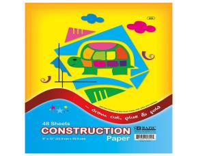 Pq.48Hjs Papel Const. 9X12\