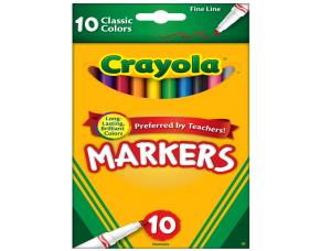 Caja 10 Marcadores Finos