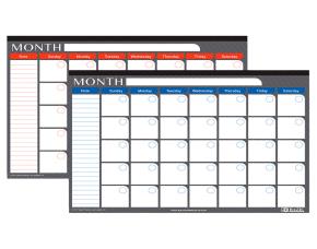 CALENDARIO ORGANIZADOR MENSUAL PERMANENTE 22\"X17\...