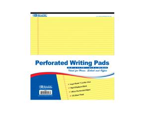 Libreta Rayada Amarilla 8.5\