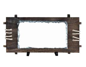 Piedra Rectang.c/Marco 28X30Cm (Sbbh39)