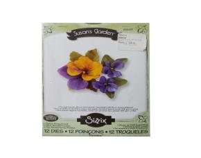 Plantilla Flor Pensamiento Violeta