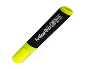 Cja. 12 Marca. Fluorescente Amarillo Artline