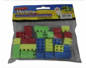 Set 24Pcs Borrador Armable