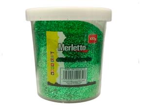Bote Escarcha Verde 100Gramos