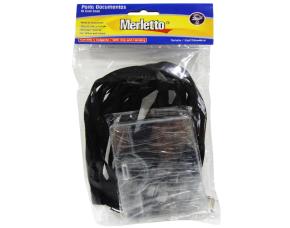 Bolsa De 10 Porta Carnet 7.5X10Cm C/Cordon Clip Horz