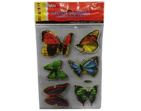 Carton De 24 Sticker Laser Mariposa