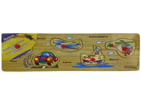 Juego Educac.madera Transporte