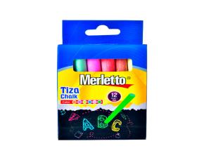 Caja 12-Pcs Tiza De Colores