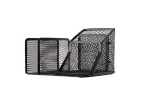 Organizador/Lapicero Metalico Negro P.escritorio