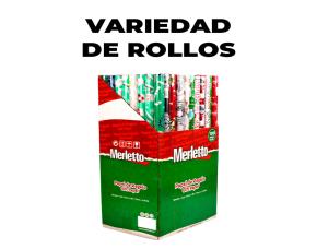 Rollo De Papel De Regalo Navideño Merletto