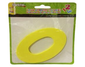 Numer O En Fomi Color C/Adhesivo