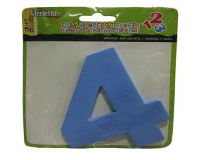 NUMER 4 EN FOMI COLOR C/ADHESIVO