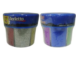 Bote Escarcha 6Col.oscuro 80Gramos