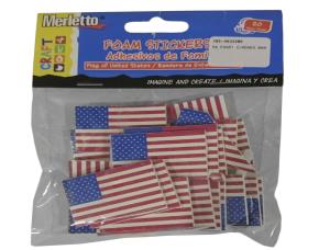 Pk.foami C/Adhes.bandera Eeuu