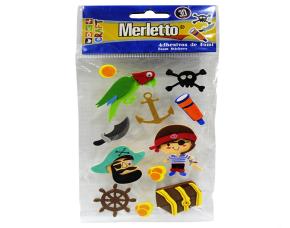 Pk.foamy Piratas C/Adhesivo