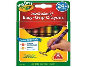 Caja De 8 Crayones Washable Easy-Grip