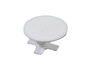 Mesa Redonda Blanca De Una Pata