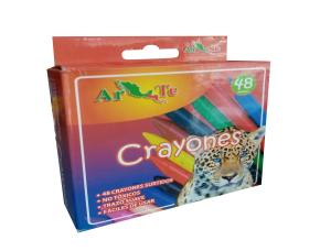 Cja.48Und.crayon De Cera Arte(Jc-Crx48) Caja/90