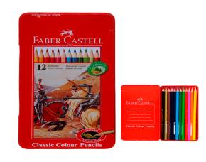 Estuche Metal 12 Colores Largos \