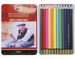 Estuche Metal 12 Colores Largos \