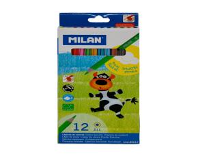 Caja 12 Colores Largos Big Con Raya \