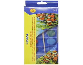 Estuche Plastica 12 Acuarelas Con Pincel \