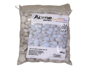 Bolsa 10 Kg Piedras Blancas Altamente Pulidas  3/4\