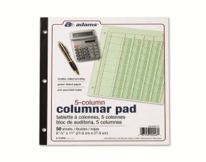 Libreta Analisis Pad 5 Columnas 81/2\